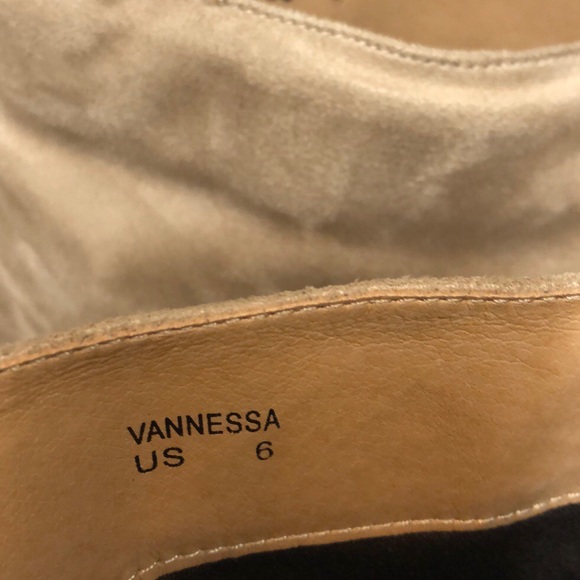 Vanessa Over the Knee Suede Wedge Boots - Picture 6 of 8